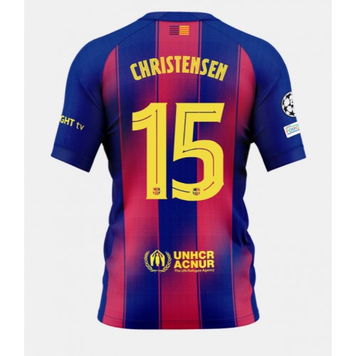 Dres Barcelona Andreas Christensen #15 Domaci 2025-26 Kratak Rukav